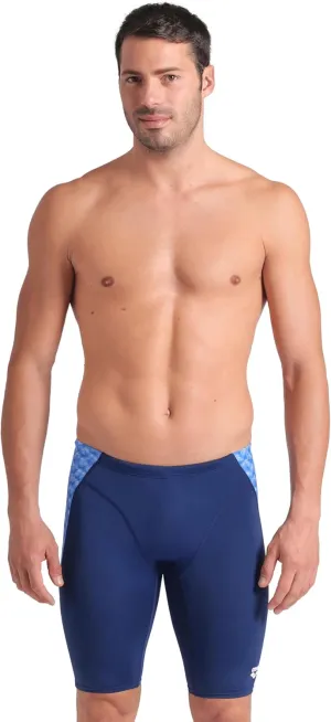 ARENA Men's Performance Monogram Swim Jammer Knee-Length Swimsuit Training Bathing Suit