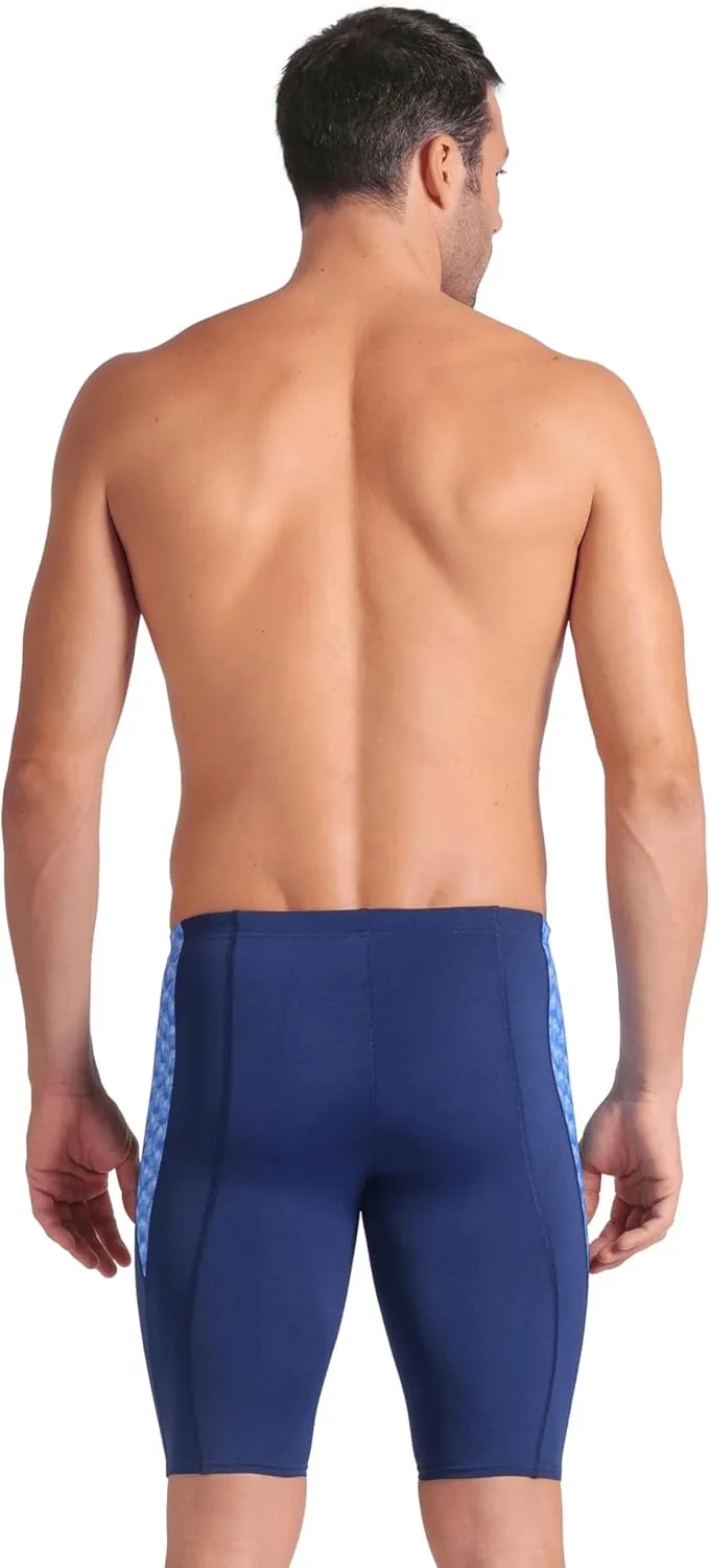 ARENA Men's Performance Monogram Swim Jammer Knee-Length Swimsuit Training Bathing Suit