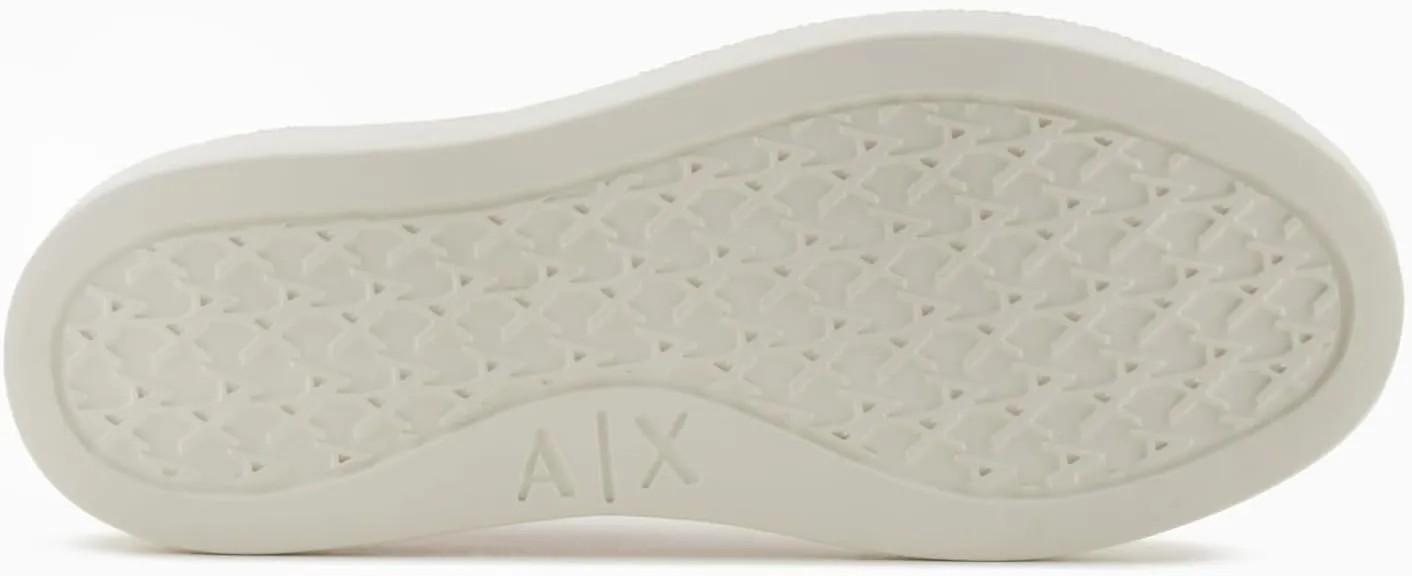 Armani Exchange Women's Jacquard All Over A|x Monogram Logo Sneaker