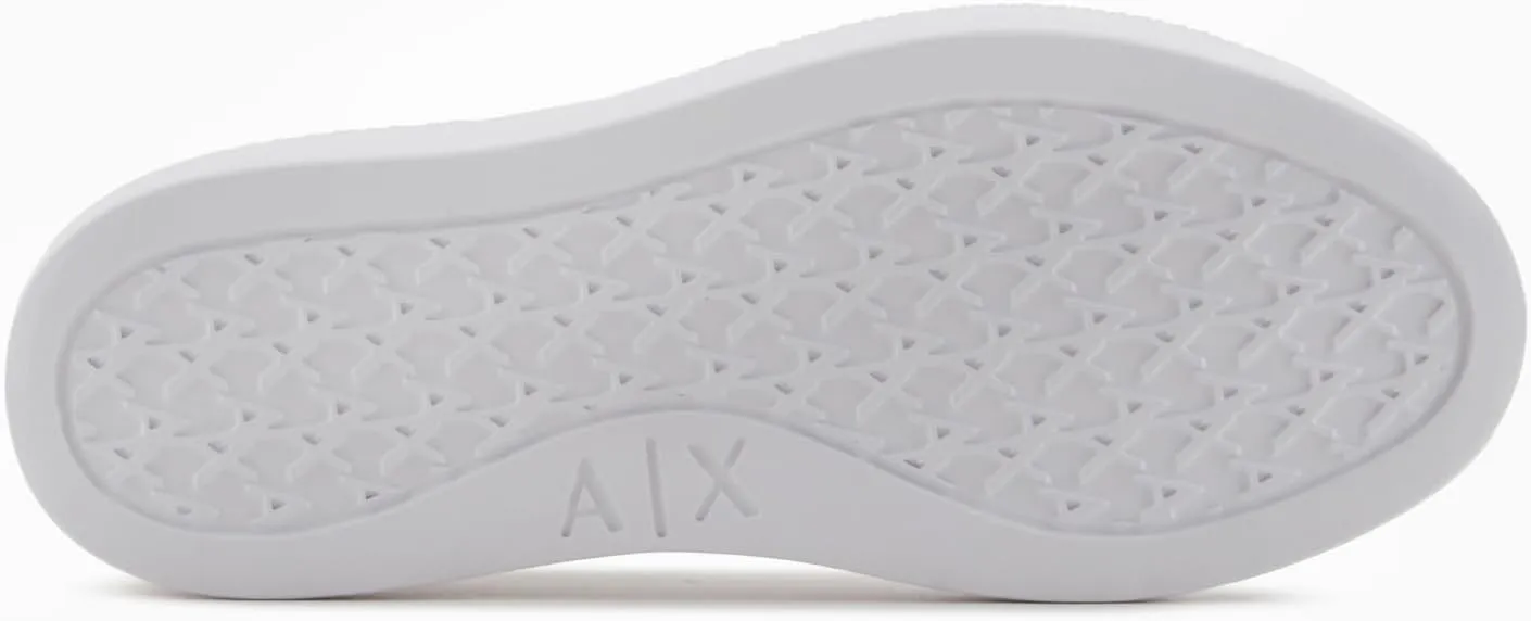 Armani Exchange Women's Jacquard All Over A|x Monogram Logo Sneaker