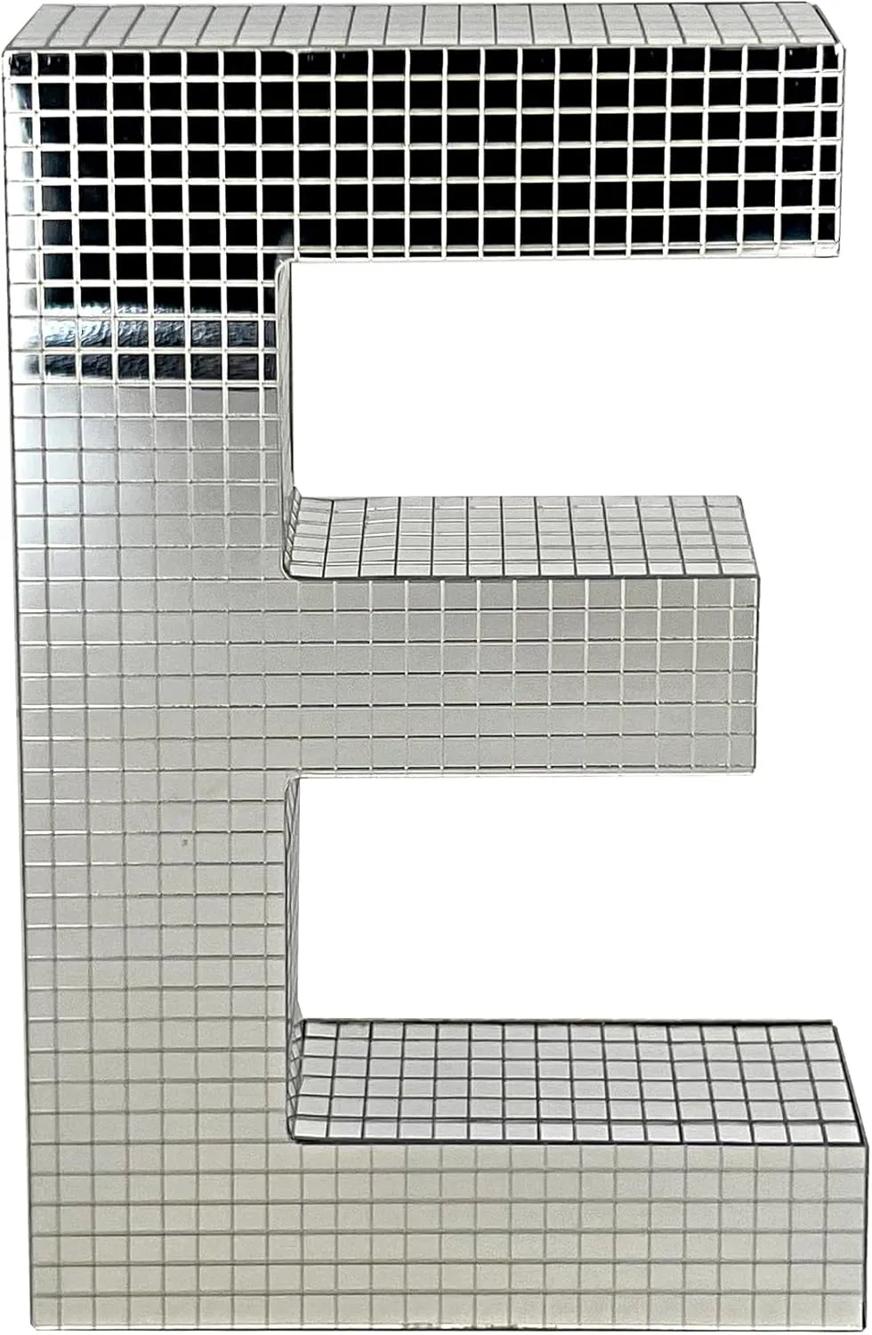 Ashland 7.75" Silver Disco Monogram Letter Spring Home Decor