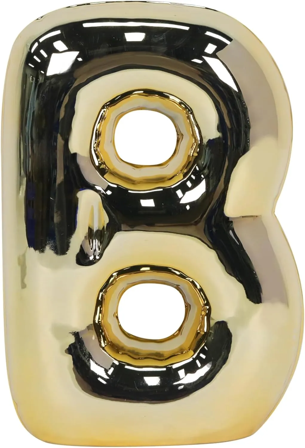 Ashland 8.5" Gold Bubble Ceramic Monogram Letter Spring Home Decor