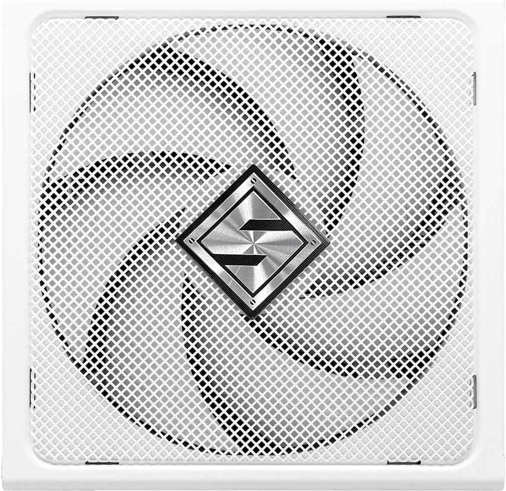 ASRock Steel Legend SL-1000GW 1000W 80 Plus Gold & Cybenetics Platinum Full Modular Power Supply ATX3.1 PCIe5.1 Ready with Dual Color 12V-2x6 Cable 10 Years Warranty White Edition Japanese Capacitor