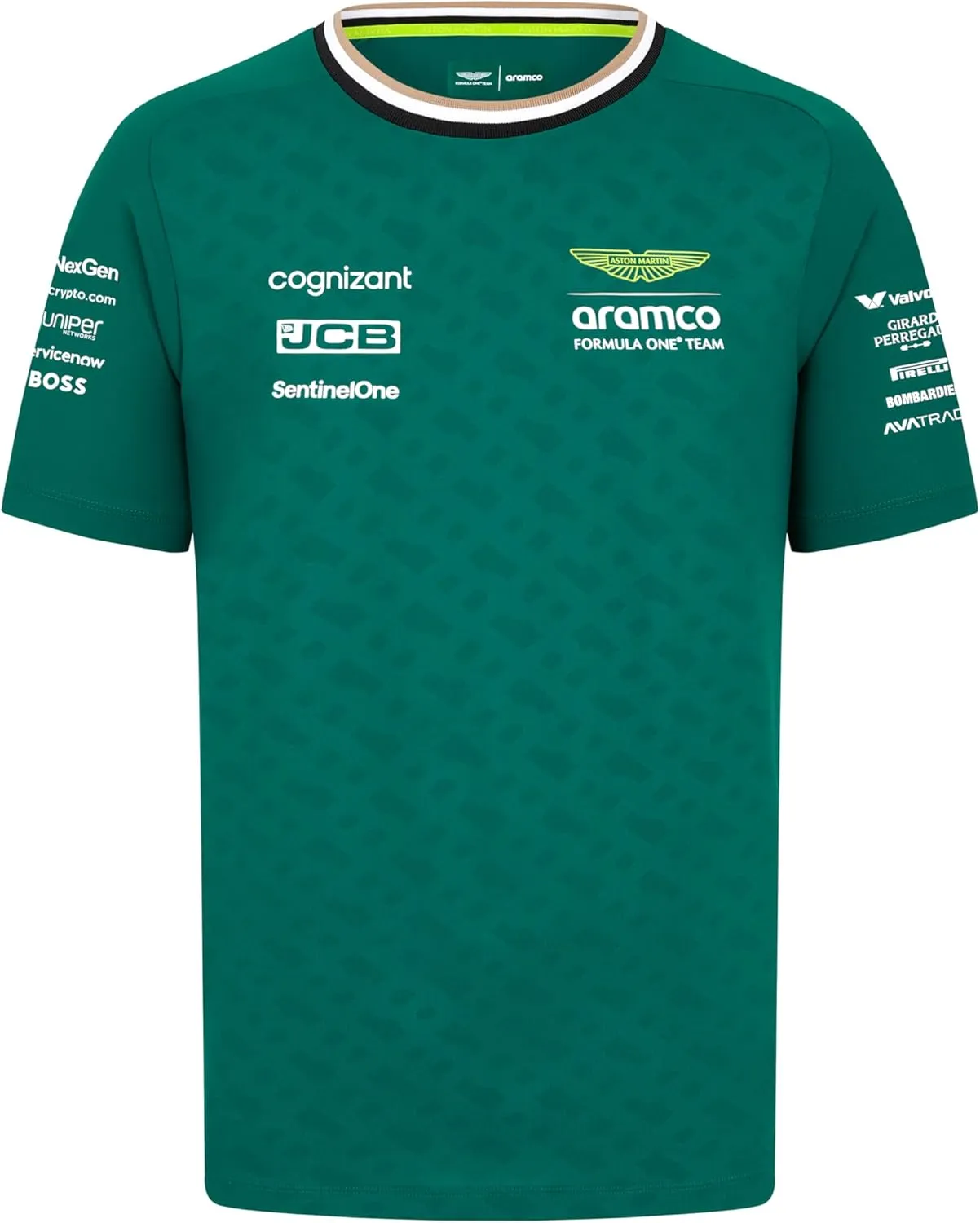 Aston Martin Men's F1 2024 Fernando Alonso Team Tshirt - Green