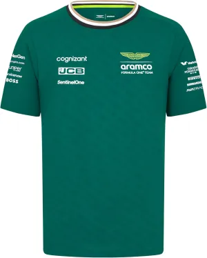 Aston Martin Men's F1 2024 Team Tshirt - Green