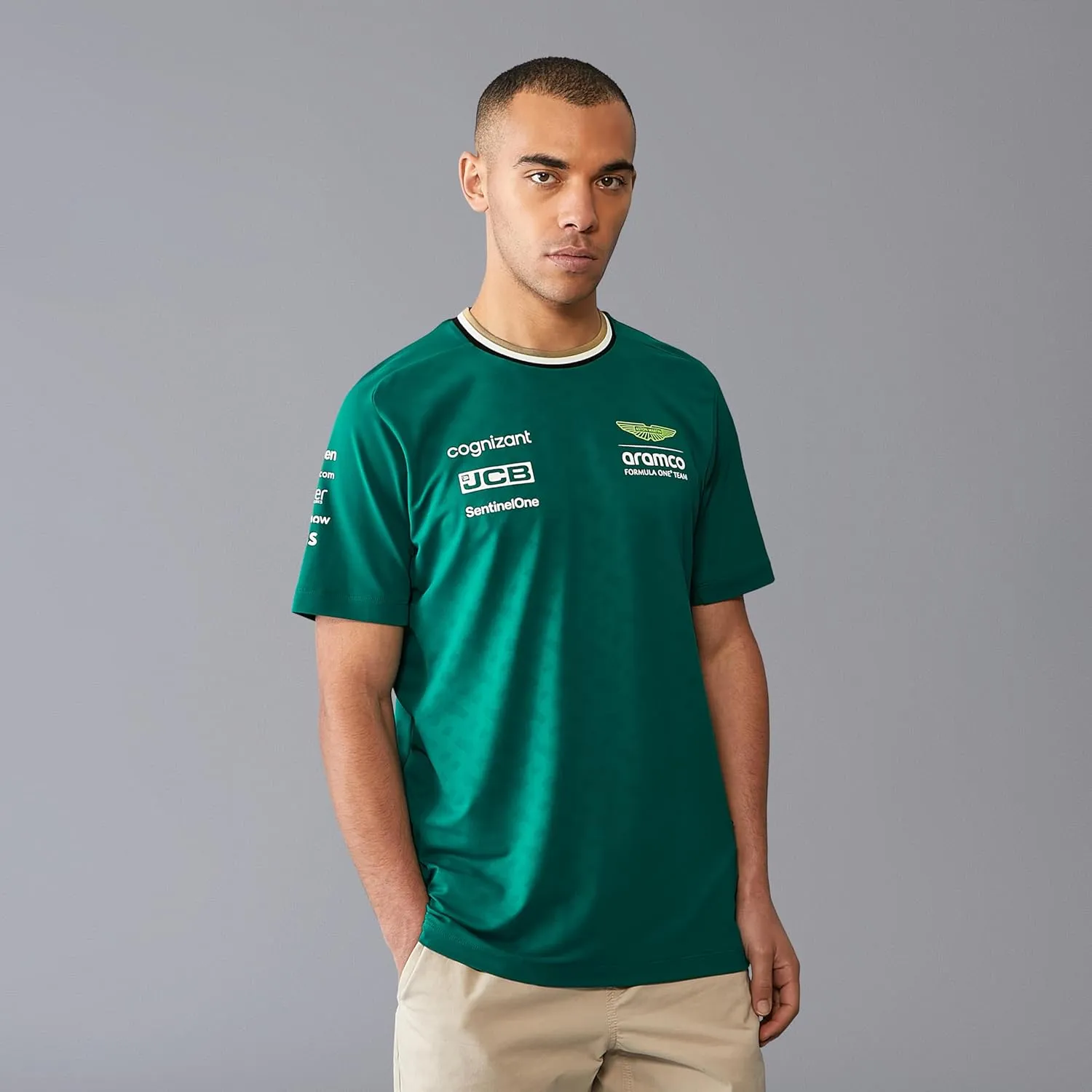 Aston Martin Men's F1 2024 Team Tshirt - Green
