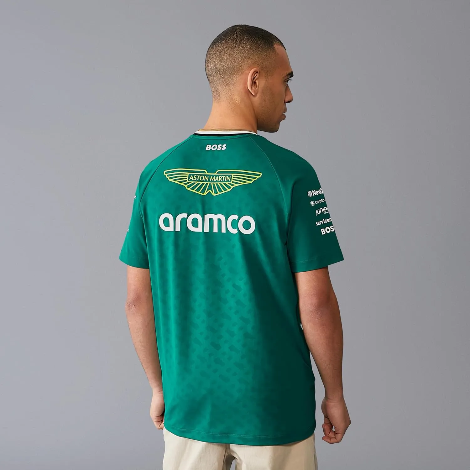 Aston Martin Men's F1 2024 Team Tshirt - Green