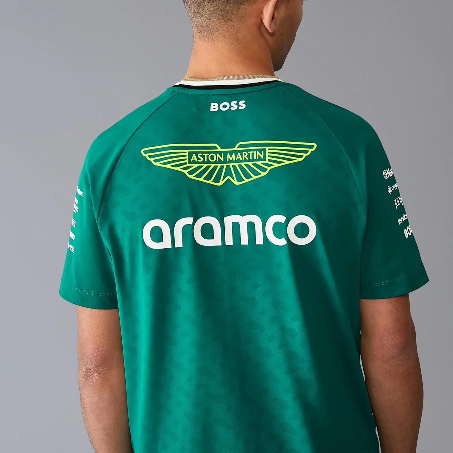 Aston Martin Men's F1 2024 Team Tshirt - Green