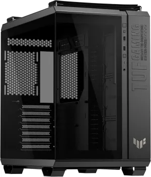ASUS TUF Gaming GT502 Horizon ATX Mid-Tower Gaming Case (Boundless Panoramic Design, Dual-Chamber, Independent CPU and GPU Cooling Zones, Tool-Free Side Panels, USB 10 Gbps Type-C® Front Panel)
