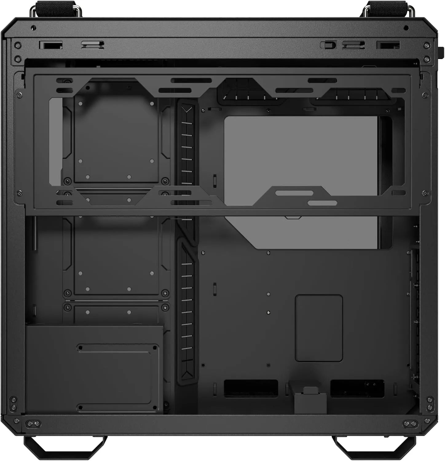 ASUS TUF Gaming GT502 Horizon ATX Mid-Tower Gaming Case (Boundless Panoramic Design, Dual-Chamber, Independent CPU and GPU Cooling Zones, Tool-Free Side Panels, USB 10 Gbps Type-C® Front Panel)