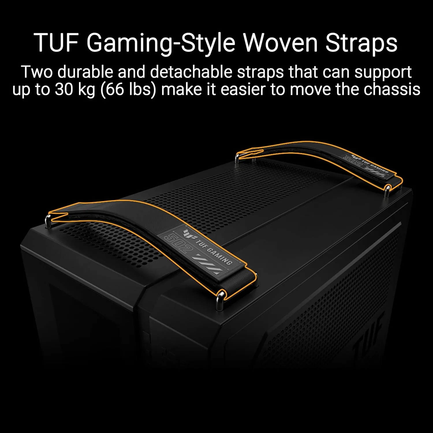 ASUS TUF Gaming GT502 Horizon ATX Mid-Tower Gaming Case (Boundless Panoramic Design, Dual-Chamber, Independent CPU and GPU Cooling Zones, Tool-Free Side Panels, USB 10 Gbps Type-C® Front Panel)