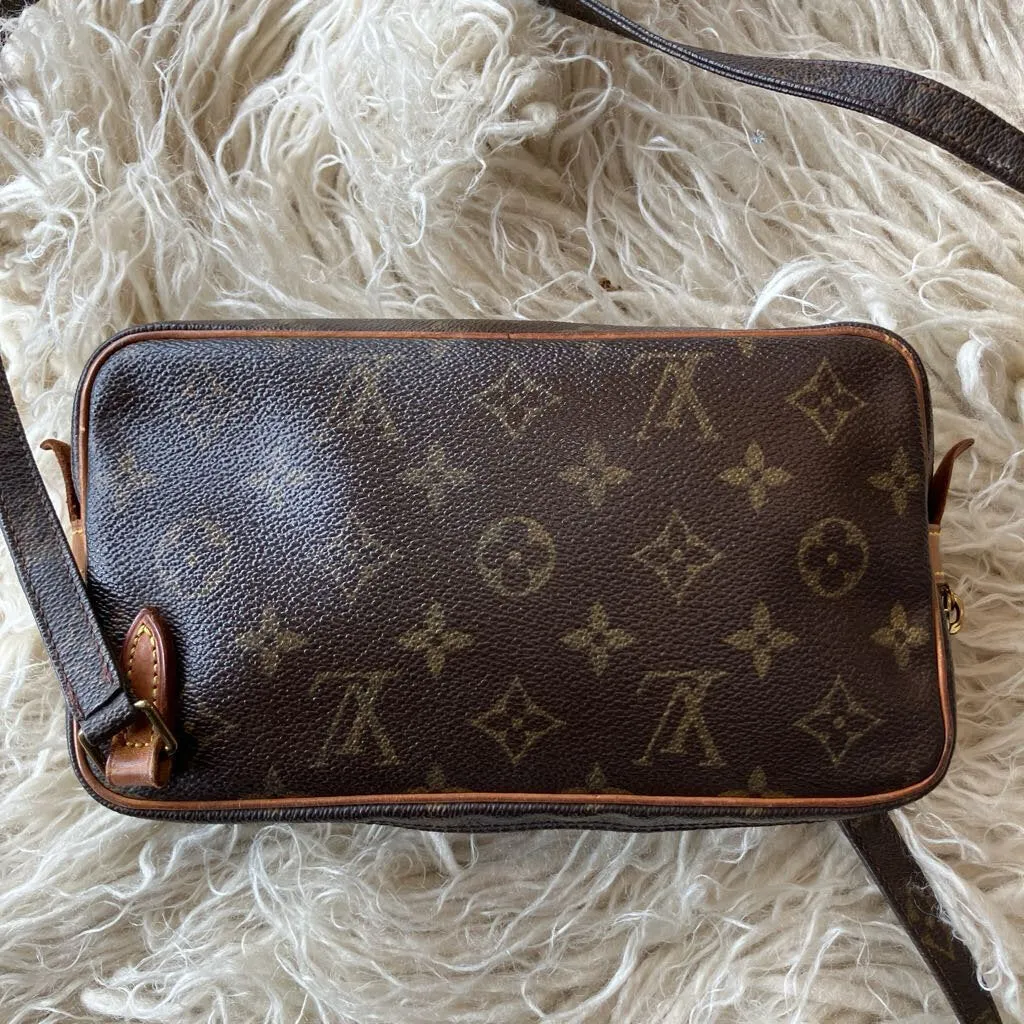 Authentic Vintage Louis Vuitton Marly Bandouliere Monogram Crossbody Handbag