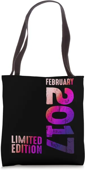 Awesome Year 2017 February 2017 Since 2017 Retro 2017 Tote Bag