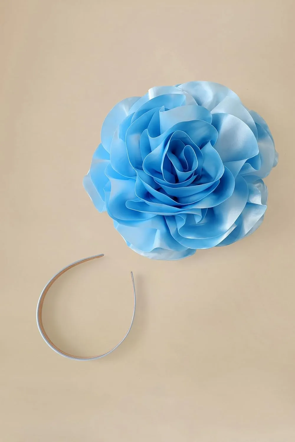 BABEYOND Fascinators Hats for Women - Tea Party Kentucky Fascinator Derby Hat Smooth Flower Fluffy Headband with Hair Clip