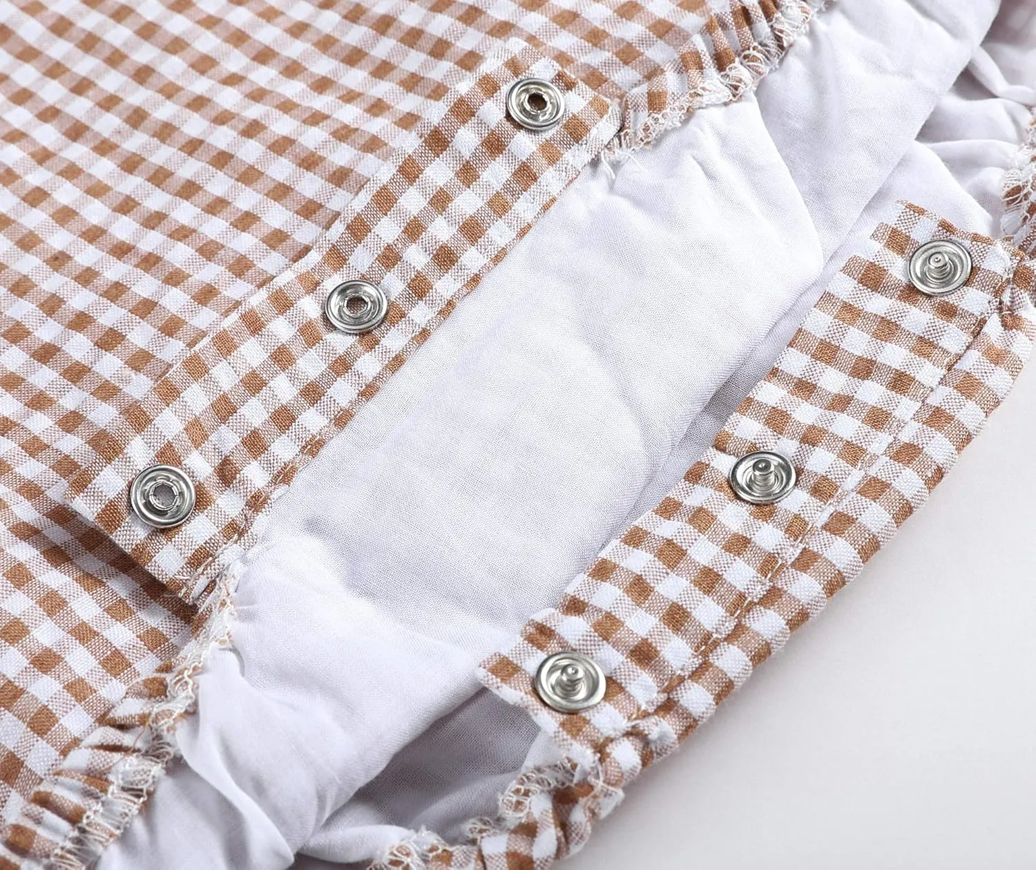 Baby & Toddler Boys and Girls Seersucker or Gingham One-Piece Bubble Romper