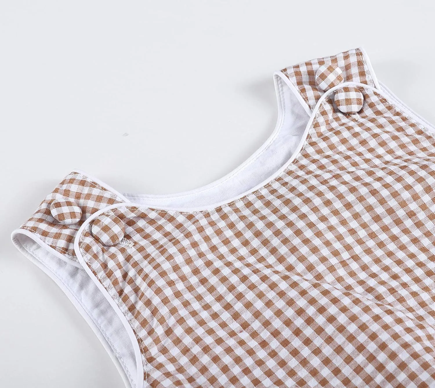 Baby & Toddler Boys and Girls Seersucker or Gingham One-Piece Bubble Romper