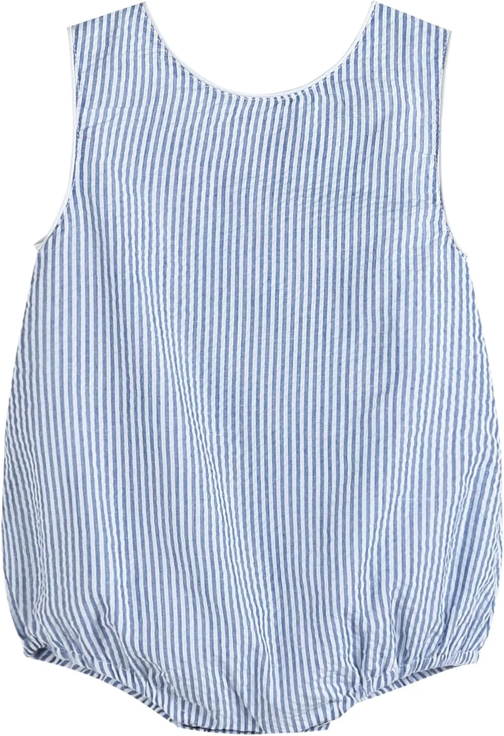 Baby & Toddler Boys and Girls Seersucker or Gingham One-Piece Bubble Romper