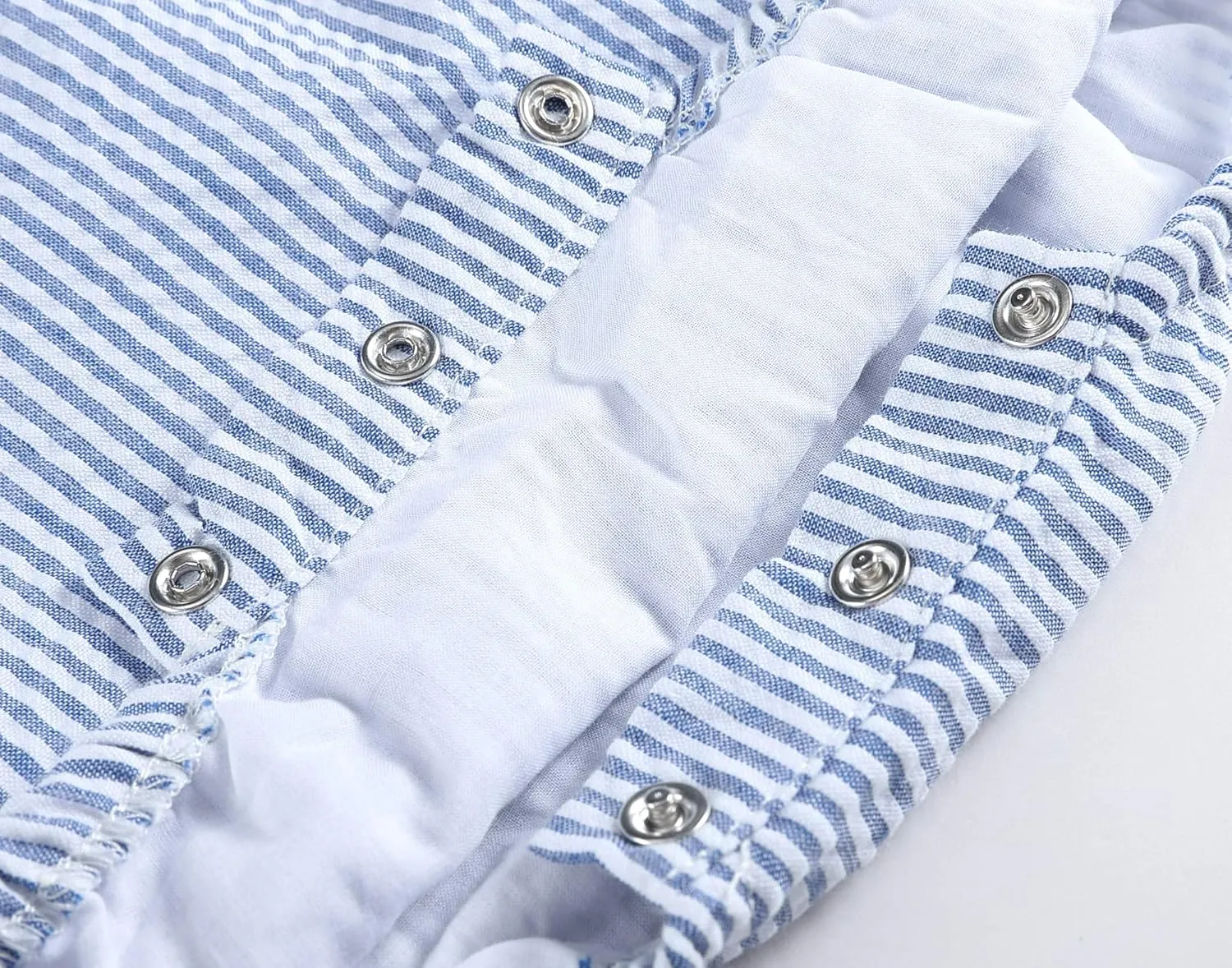 Baby & Toddler Boys and Girls Seersucker or Gingham One-Piece Bubble Romper