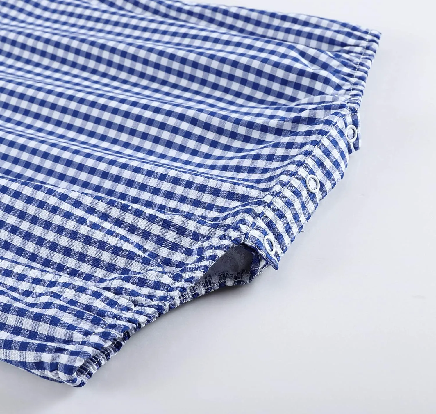 Baby & Toddler Boys and Girls Seersucker or Gingham One-Piece Bubble Romper