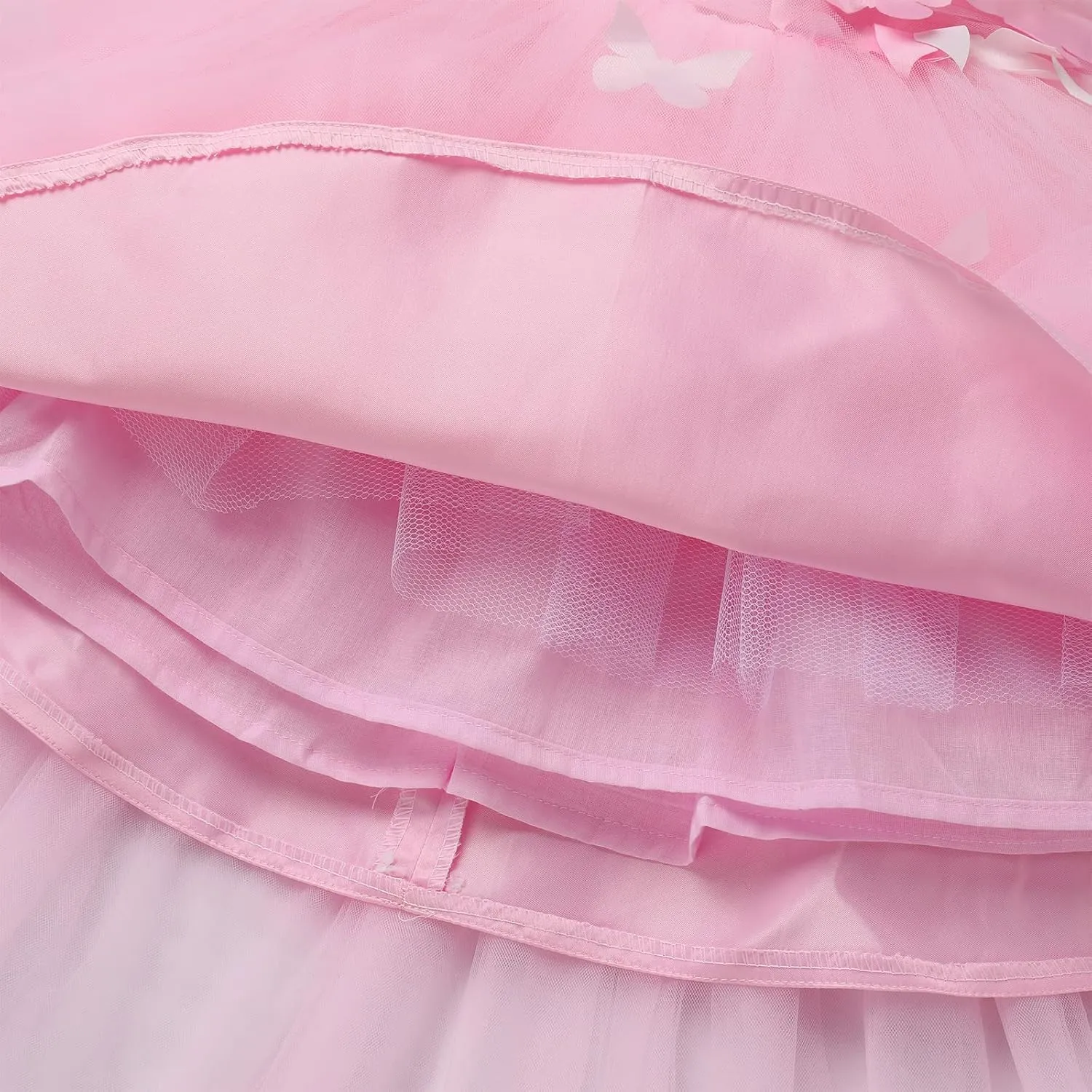 Baby Toddler Girl Tulle Tutu Dress Butterfly Flower Girl Wedding Formal Birthday Outfits Cake Smash Dresses
