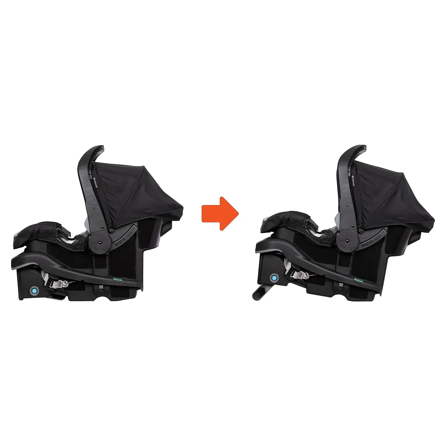 Baby Trend Passport® Switch 6-in-1 Modular Stroller Travel System with EZ-Lift™ PLUS Infant Car Seat, Dash Black