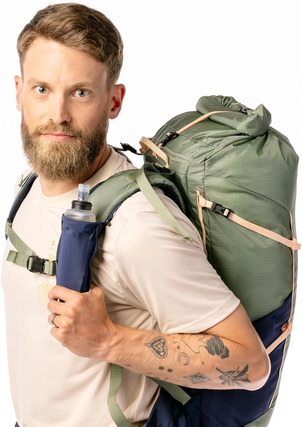 BACH(バッハ) Men Outdoor, Sage Green/Midnight Blue, 30L