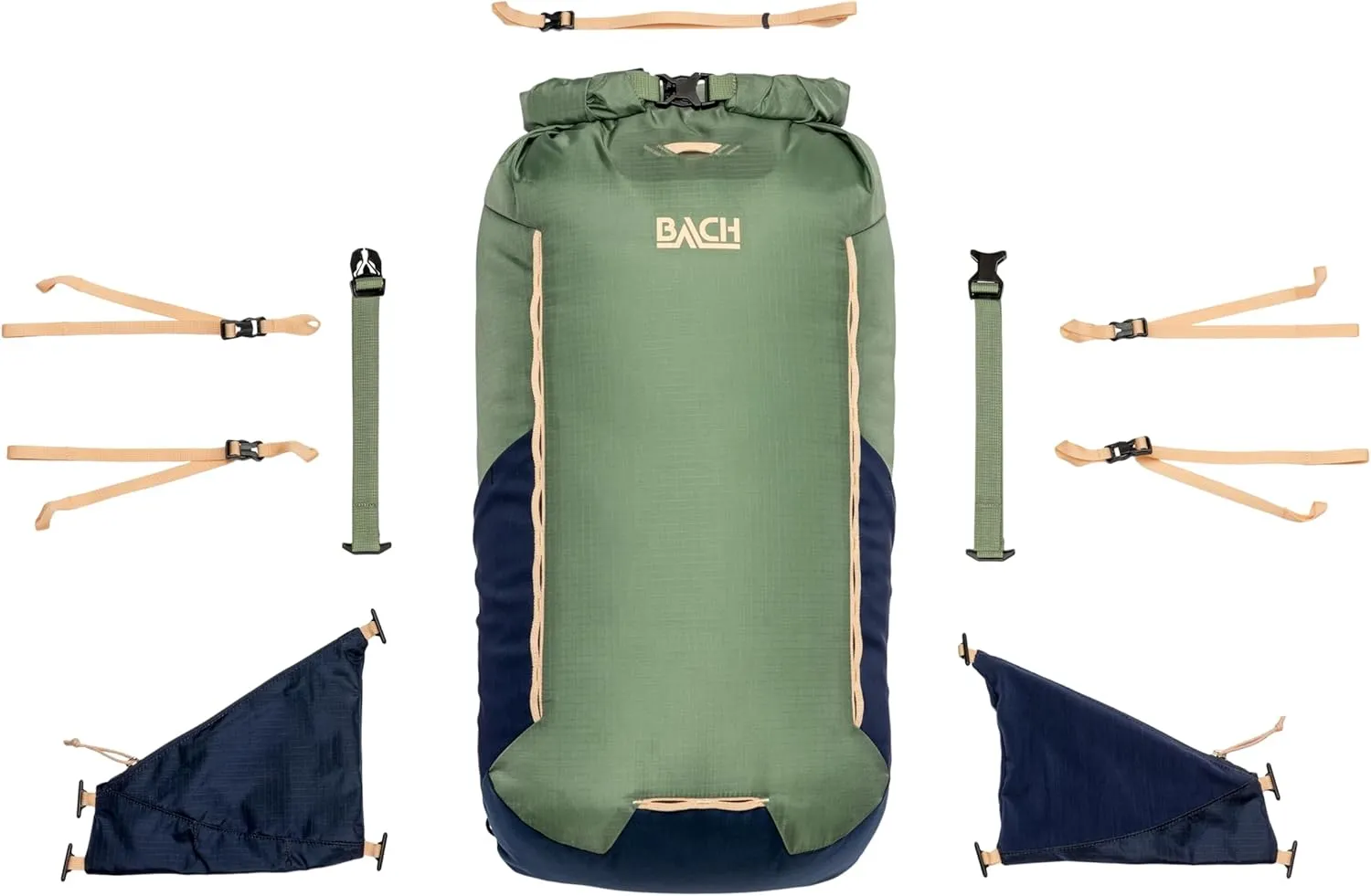 BACH(バッハ) Men Outdoor, Sage Green/Midnight Blue, 30L