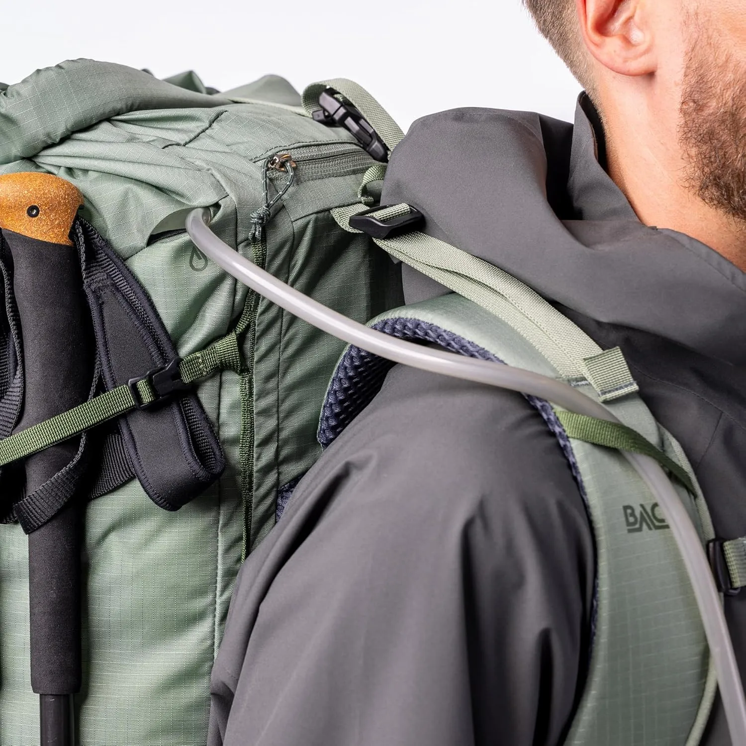 BACH(バッハ) Men Outdoor, Sage Green/Midnight Blue, 30L