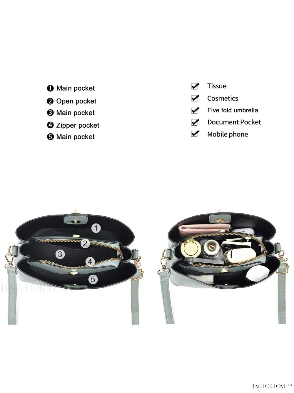 BagForLove - Fashionable Shoulder Bag for Teenage Girls