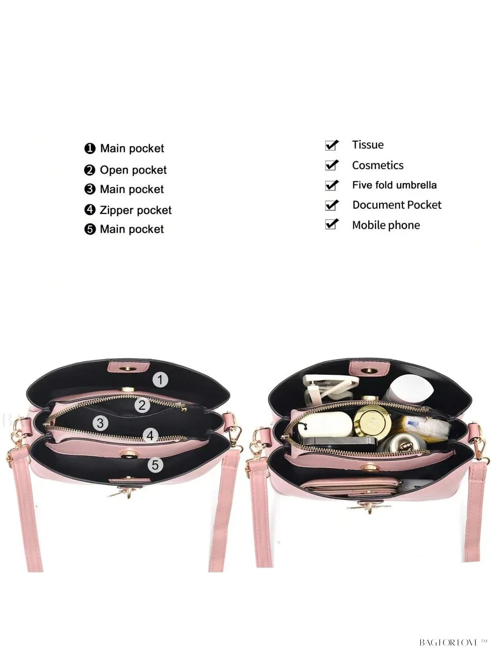BagForLove - Fashionable Shoulder Bag for Teenage Girls