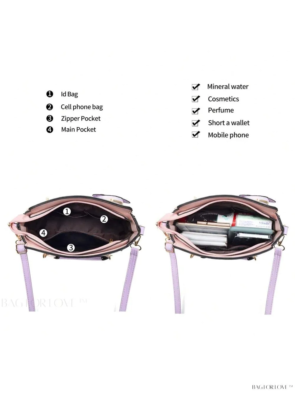 BagForLove - Petite Shoulder Handbags for Teenage Girls' Everyday Style