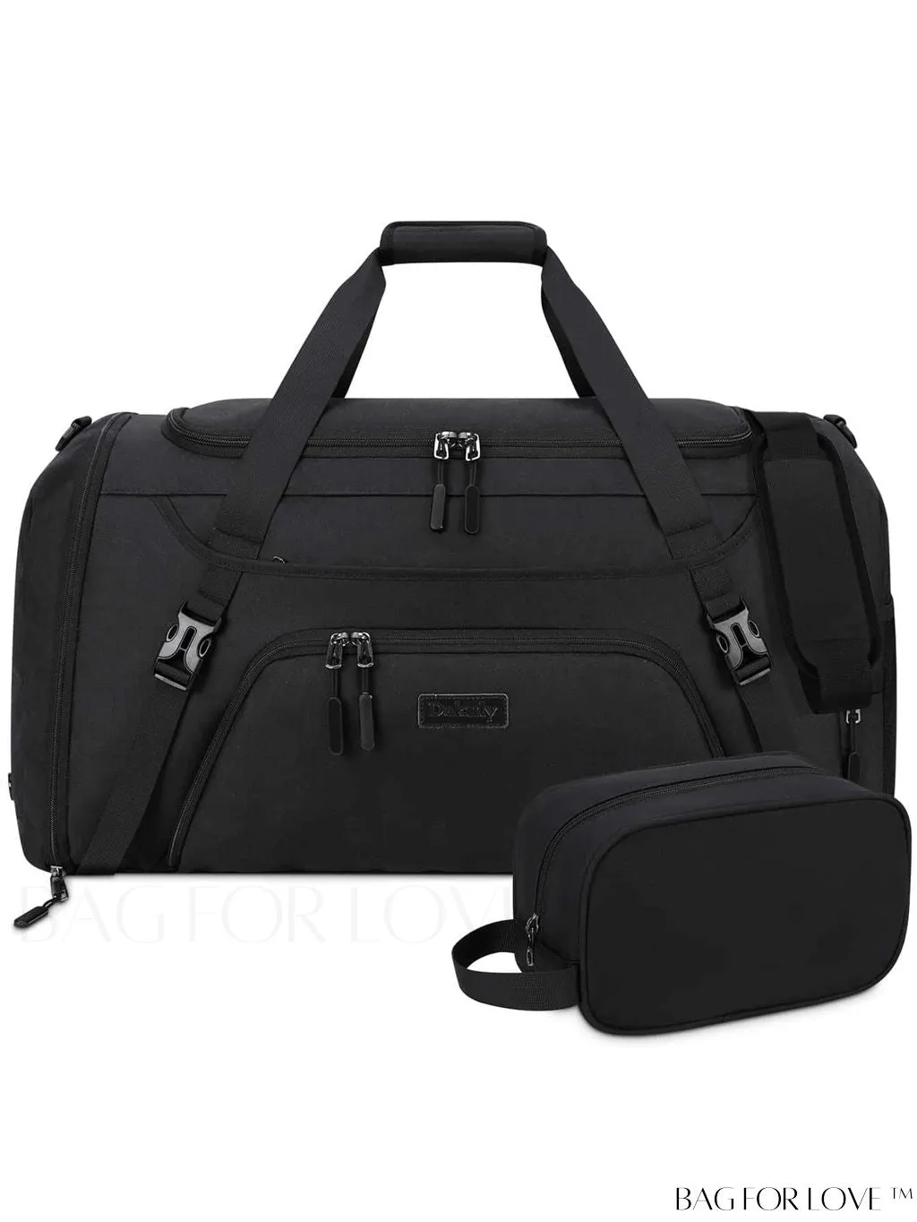 BagForLove - Waterproof Gym Duffle Bag - 40L Sports Travel Bag with Shoe Compartment and Toiletry Bag
