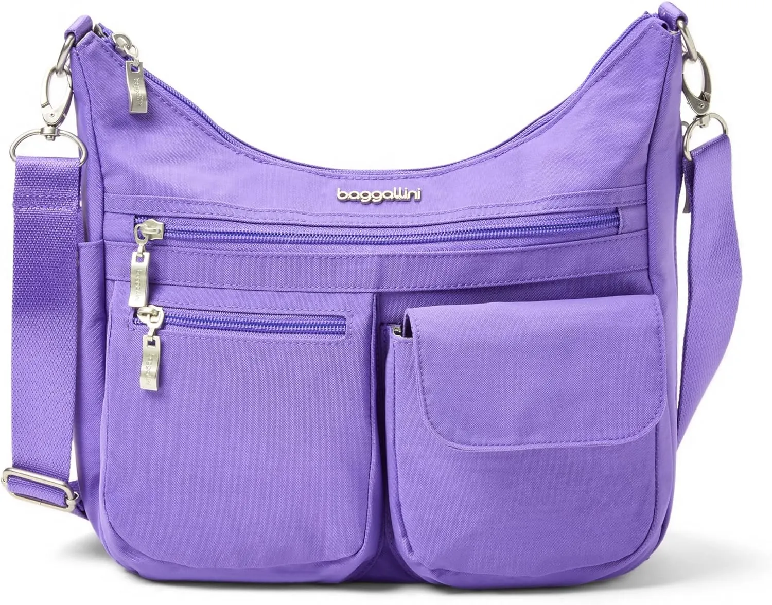 Baggallini Modern Everywhere Crossbody Women 11x9x4.5 RFID Hobo Bag