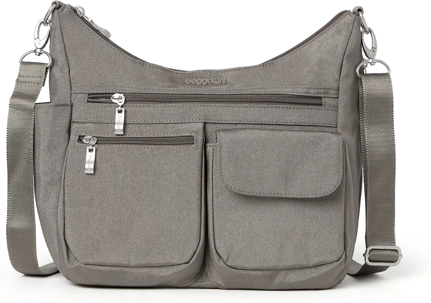Baggallini Modern Everywhere Crossbody Women 11x9x4.5 RFID Hobo Bag