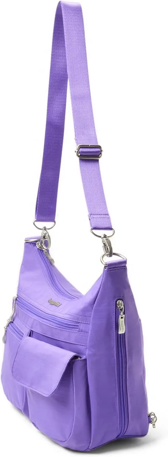 Baggallini Modern Everywhere Crossbody Women 11x9x4.5 RFID Hobo Bag