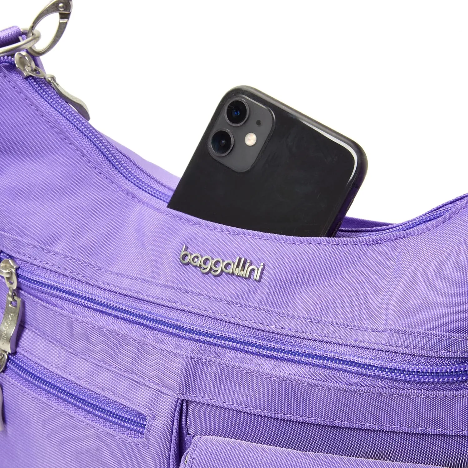 Baggallini Modern Everywhere Crossbody Women 11x9x4.5 RFID Hobo Bag