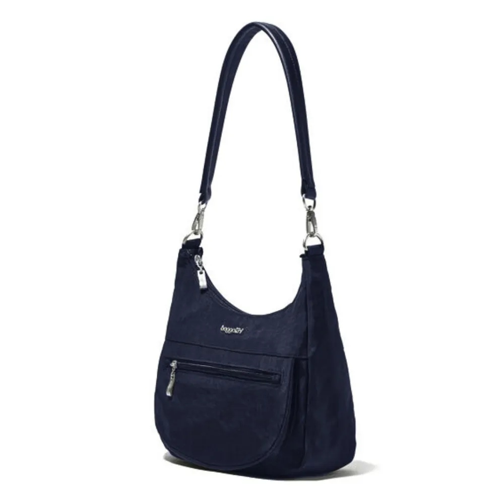 Baggallini Modern Pocket French Navy Half Moon Bag (Women's)