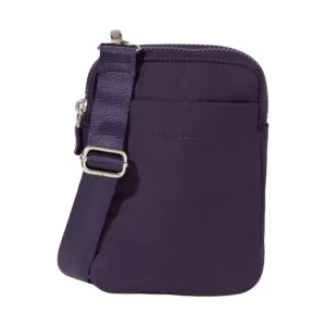 Baggallini Modern Take Two RFID Crossbody - Plum Twilight EcoPuff
