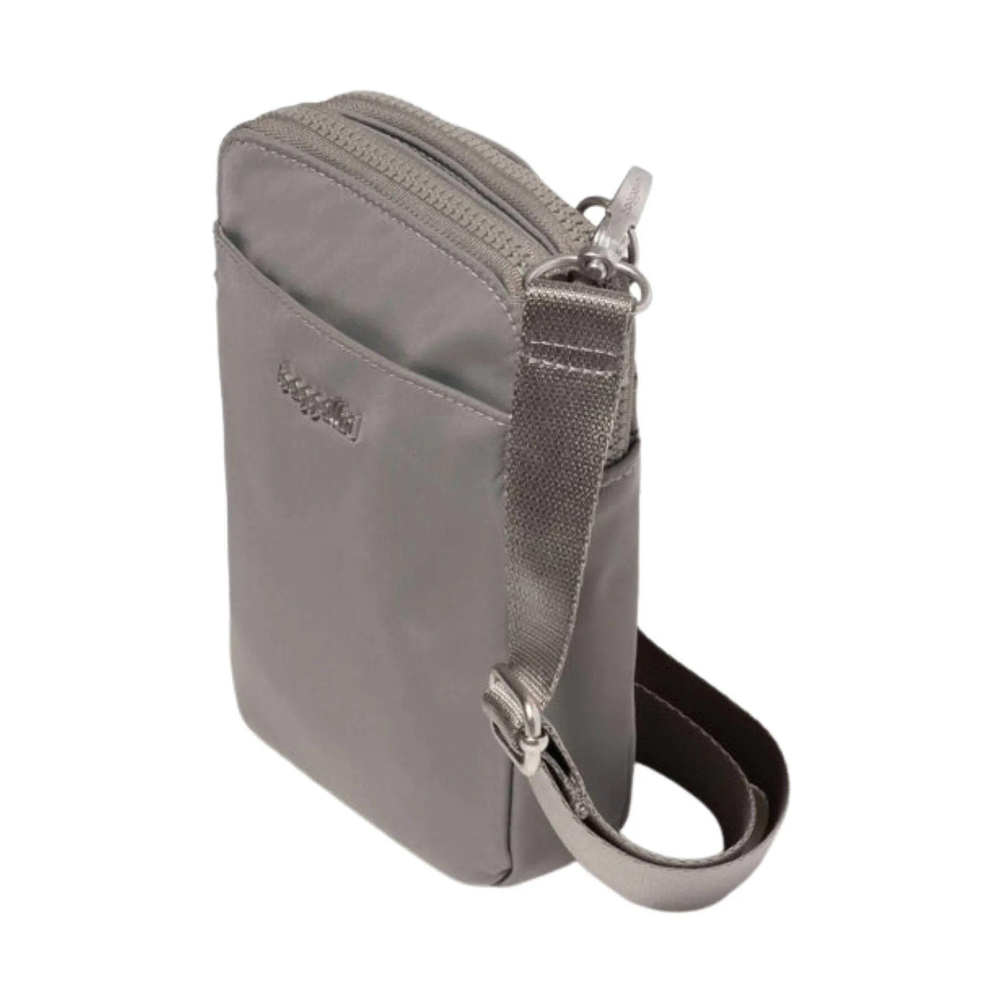 Baggallini Modern Take Two RFID Crossbody - Steel Grey Twill