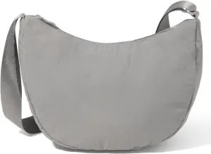 Baggallini Swift Crescent Crossbody Bag for Women - Lightweight 12"x8" Travel Purse Handbag