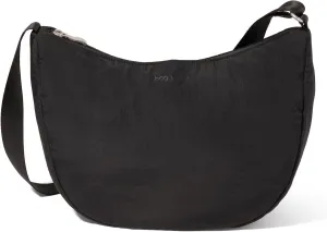 Baggallini Swift Crescent Crossbody Bag for Women - Lightweight 12"x8" Travel Purse Handbag