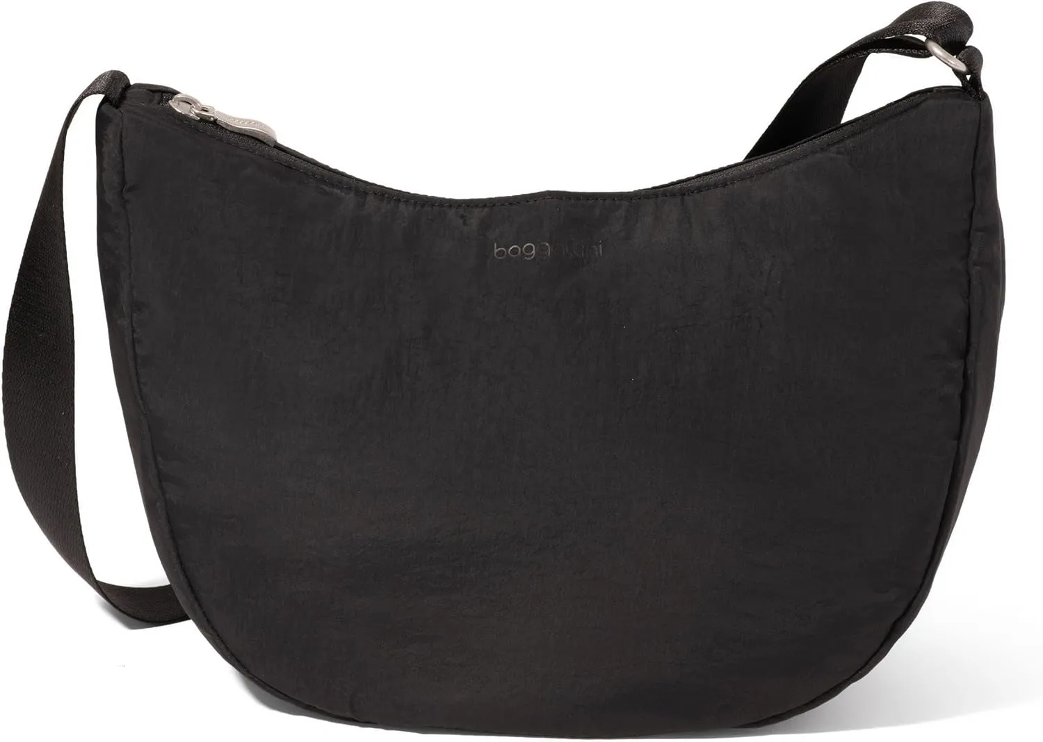 Baggallini Swift Crescent Crossbody Bag for Women - Lightweight 12"x8" Travel Purse Handbag