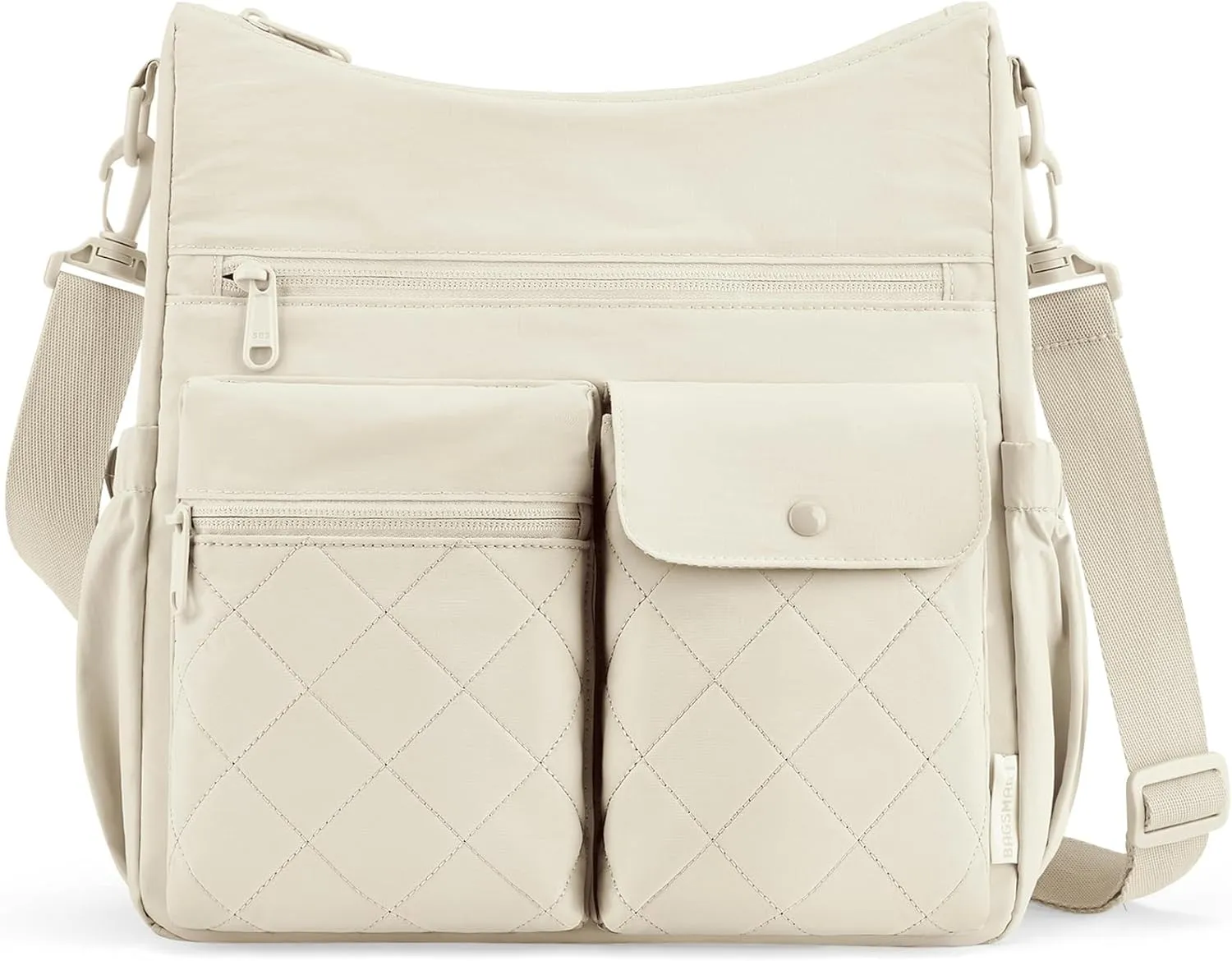 BAGSMART Crossbody Bags for Women, Puffy Handbags Shoulder Purses for Women, Travel Tote Bag with Multi Pockets