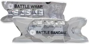 Battle Bandage and Battle Wrap, Emergency Equipment for Massive Hemorrhage Control, Made in The USA