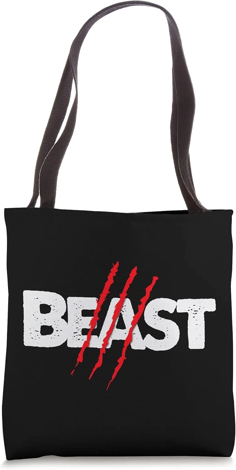 Beast Scratch Tote Bag