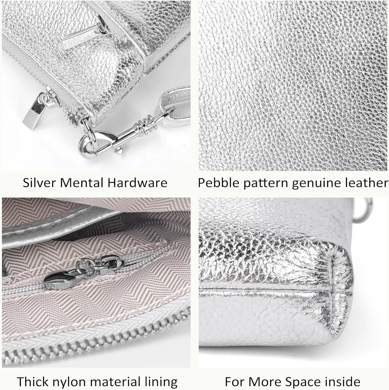 befen Genuine Leather Small Crossbody Purses for Women Travel Cross Body Bags Lightweight with Adjustable Shoulder Strap
