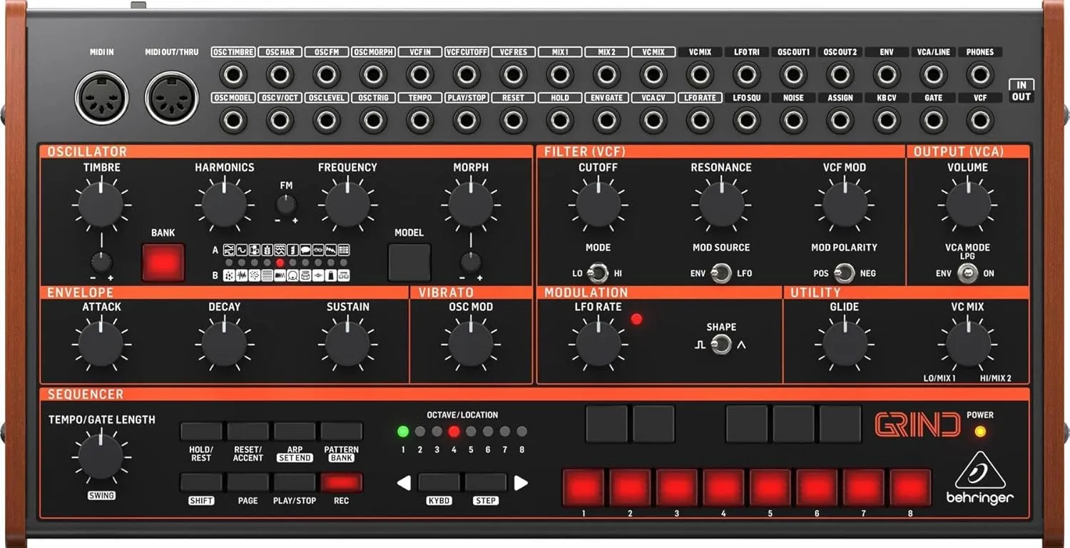 Behringer Grind Semi-modular Hybrid Multi-engine Synthesizer