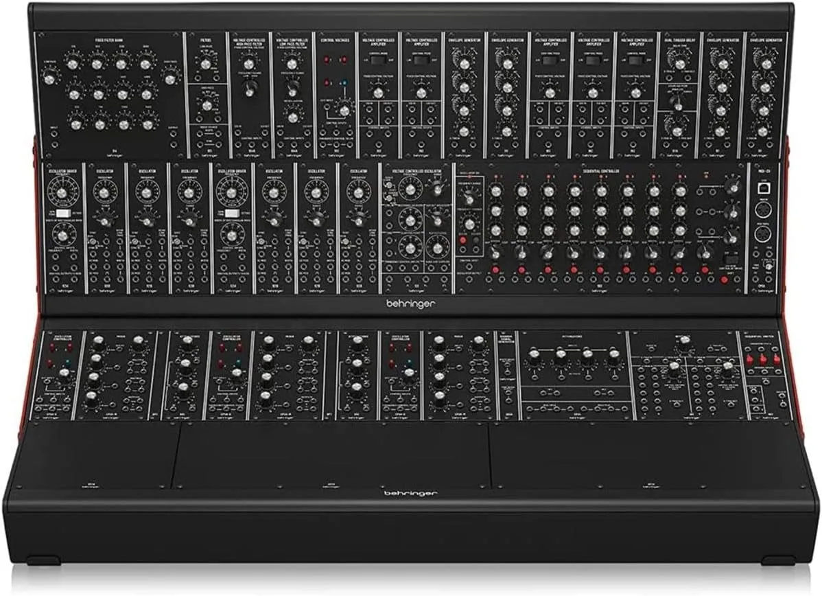 Behringer SYSTEM 55 Complete "System 55" Modular Synthesizer with 38 Modules, MIDI-to-CV Converter and 2 EURORACK GO Cases