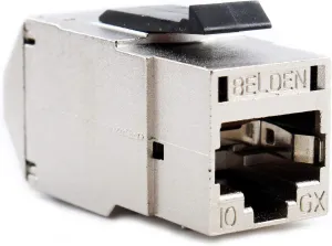 Belden RVAMJKSME-S1 Shielded Cat6A REVConnect Modular Jack, RJ45, 10GX, 10GXS, STP