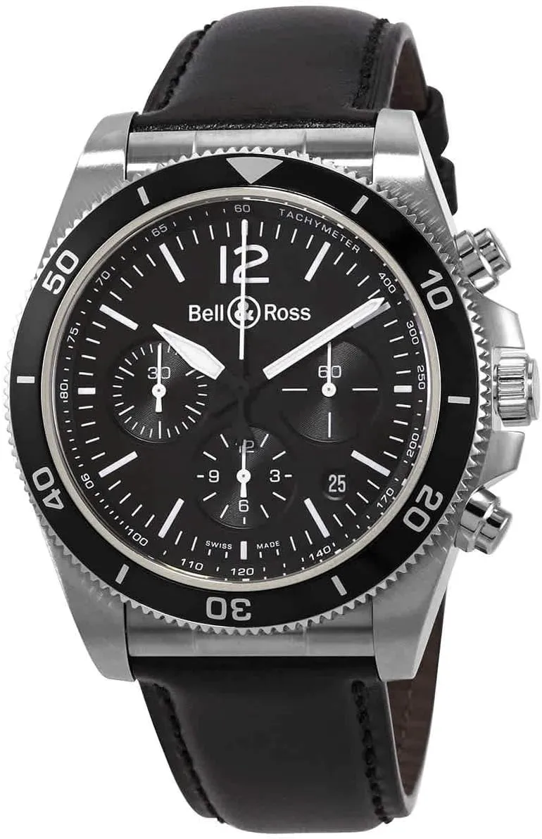 Bell & Ross BR V3-94 Chronograph Steel Watch BRV394-BL-ST/SCA